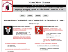 Tablet Screenshot of maitrechabrux.com